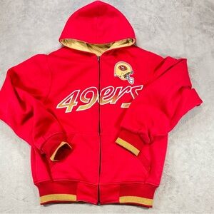 San Francisco 49ers  Game Time Reversible Hoodie Jacket By G-III, Size Large.🔥